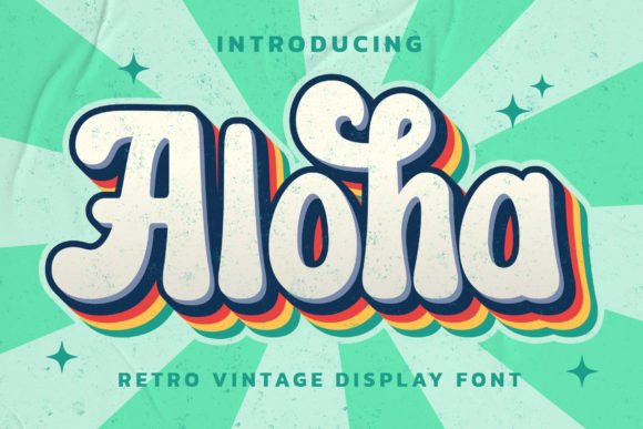 Aloha Display Font: Adding Retro Charm to Web Layouts