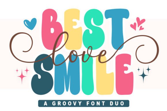 Best Love Smile Duo Font for Retro Campaign Visuals