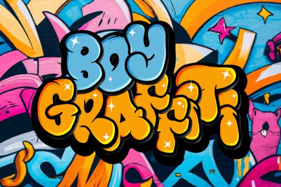 Boy Graffiti Font: Elevating Small Business Branding