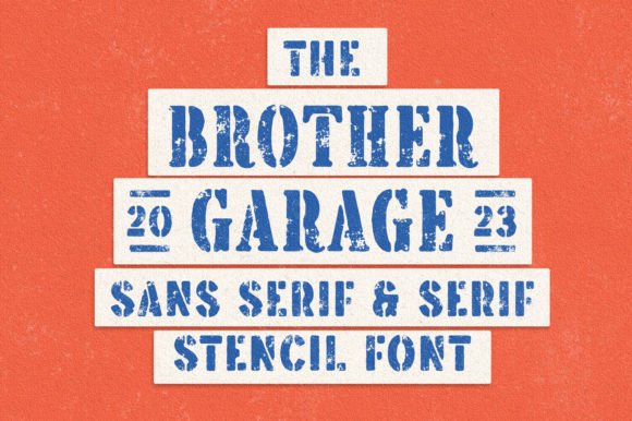 Brother Garage Font: Vintage Style for Editorial Design