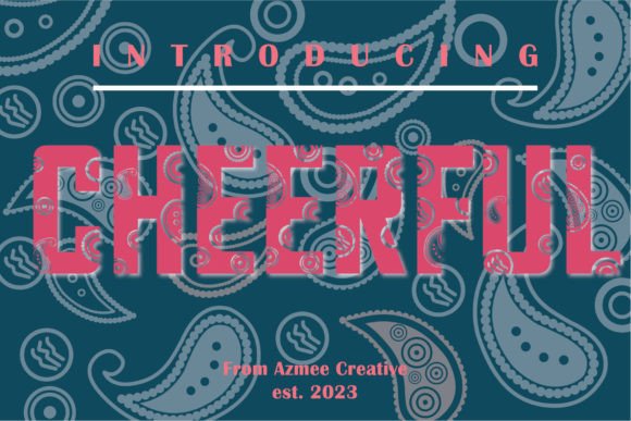 Cheerful Display Font for Handmade Products
