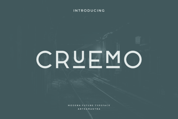 Cruemo Font: A Modern Display Typeface for Web Design
