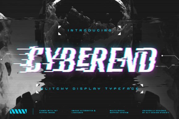 Cyberend Font Review: Edgy Display Type for Digital Campaigns