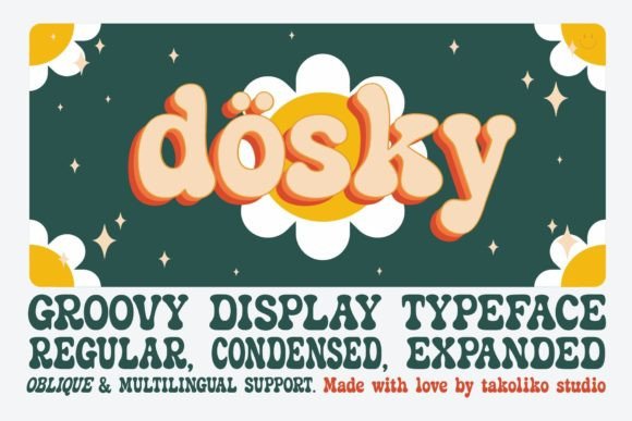 Dosky Font: Retro Editorial Style for Modern Layouts