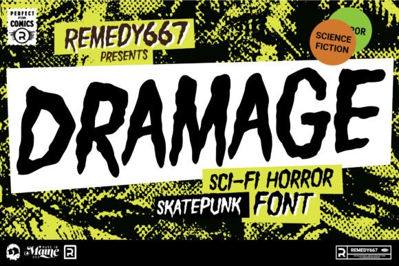 Dramage Font: Bold Editorial Typography