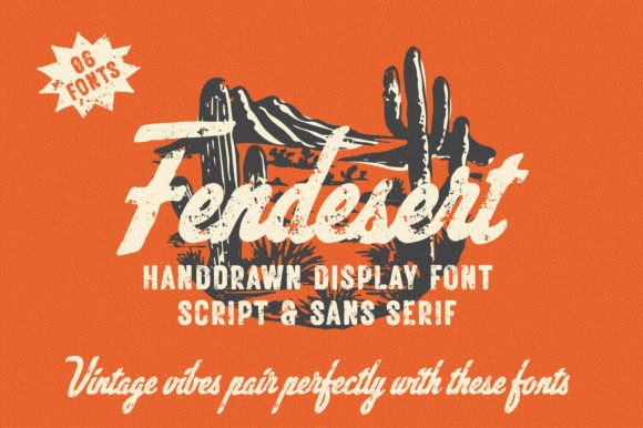 Fendesert Font: A Vintage Typeface for Branding