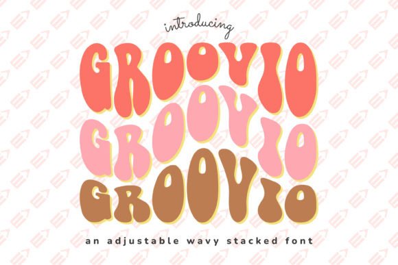 Groovio Font: Retro Display Typography for Web Design
