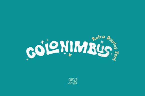 Grvs Colonimbus Retro Display Font for Makers