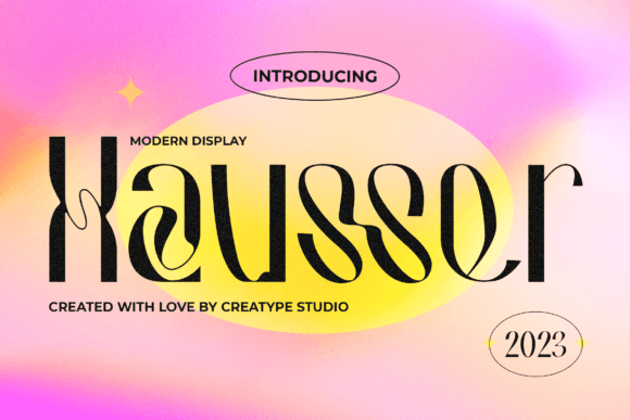 Hausser Modern Display Font: A Bold Brand Refresh