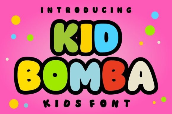 Kid Bomba Font: Bold Display Typography for Web Design