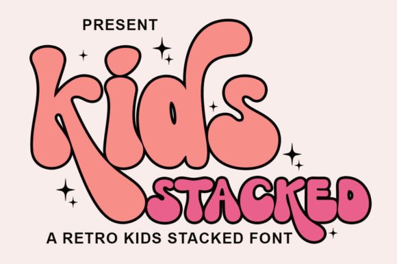 Kids Stacked Font: Adding Festive Charm to Business Branding