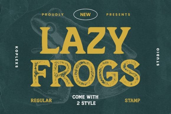 Lazy Frogs Font: Adding Nostalgia to Web Layouts