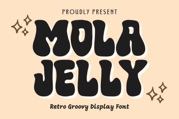 Mola Jelly Font: A Retro Typeface for Editorial Design