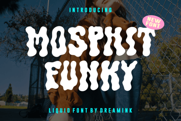 Mosphit Funky Font: Fluid Display Type for Web Design