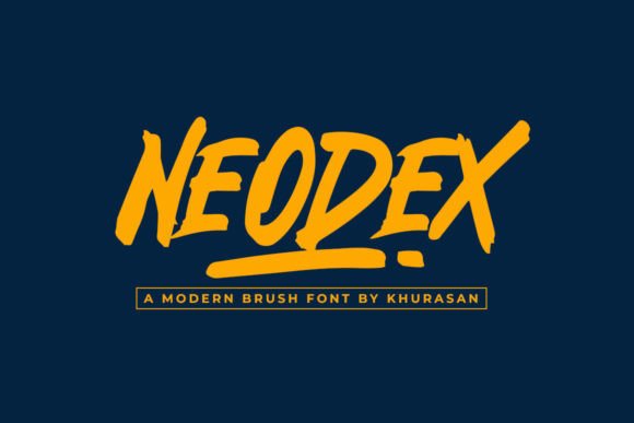 Neodex Font: Bold Display Type for Campaigns
