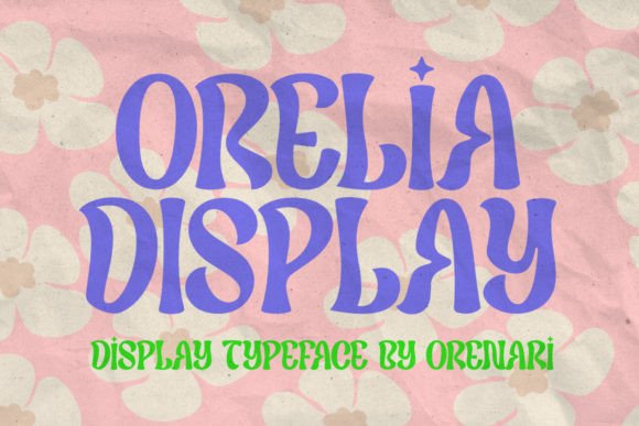 Orelia Display Font: Retro Charm for Handmade Labels