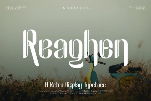 Reaghen Retro Display Font for Modern Web Design