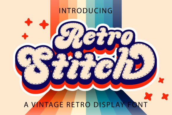 Retro Stitch Font: A Designer’s Take on Vintage Branding