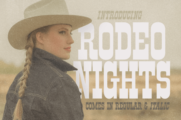 Rodeo Nights Font: Bold Western Typography for Web Design