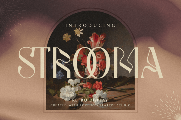 Strooma Retro Display Font for Bold Marketing Visuals