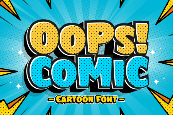 Testing the Oops Comic Font in a Real Branding Project