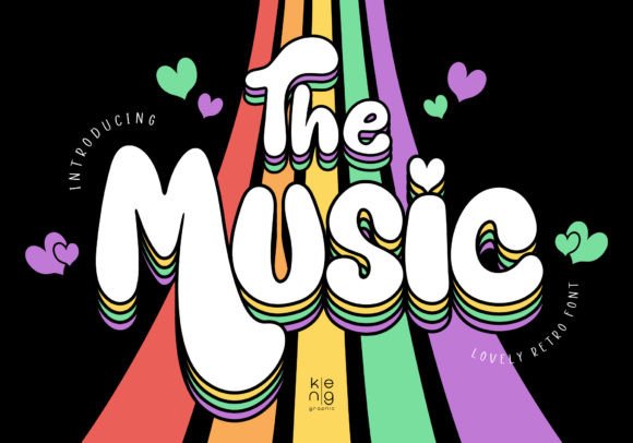 The Music Font: Retro Branding for Small Business