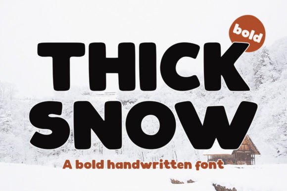 Thick Snow Font Review: Festive Display Type for Holiday Branding