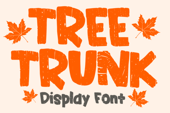 Tree Trunk Font: Adding Organic Texture to Editorial Design