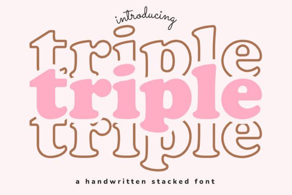 Triple Font Review: A Display Typeface for Campaigns
