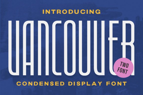 Vancouver Condensed Display Font for Business Branding