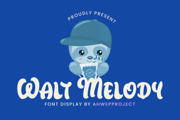 Walt Melody Font: Magical Display Type for Crafters